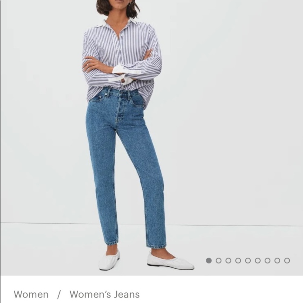 Everlane high rise cheeky jeans